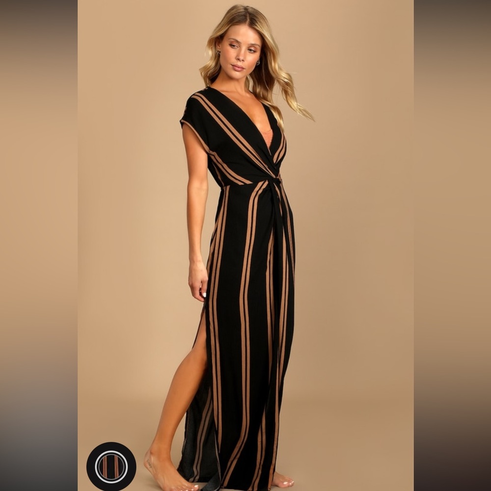 Lightweight V neck dress or beach coverup great for day to night!